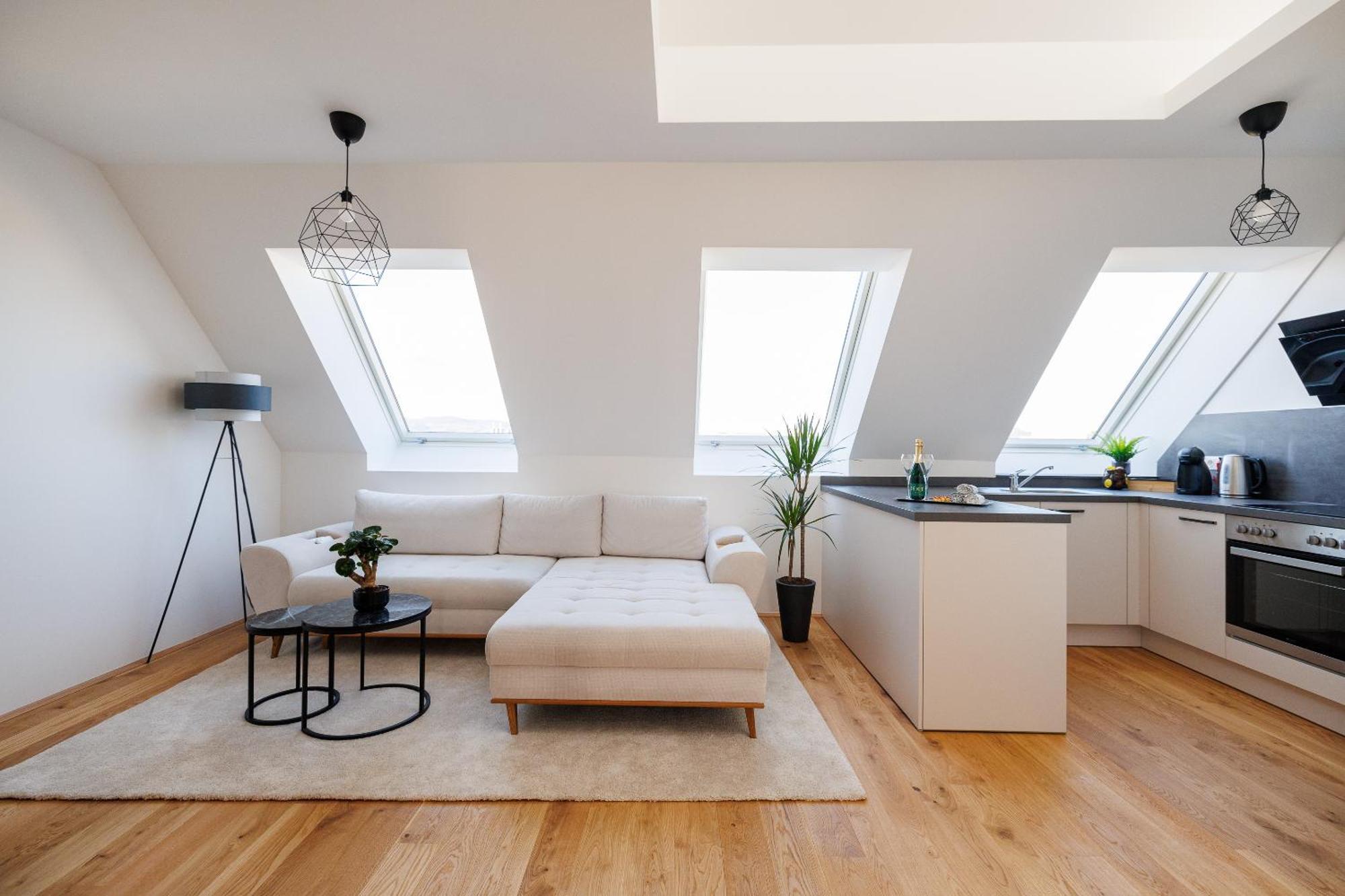 Symphony Apartments 38 - Modern Loft With Terrace And Grill In Central Location Vienna Exterior photo